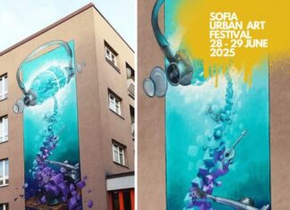 Sofia Urban Art 2025 / Kulturform Sofia Das Bild zeigt ein bekanntes Mural von El Jerrino