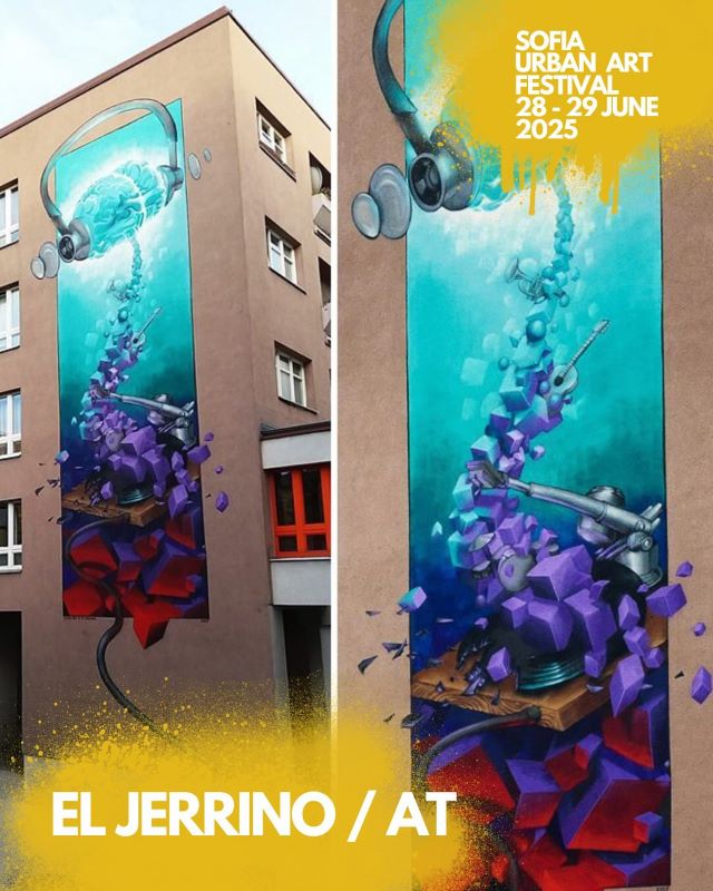 El Jerrino Das Bild zeigt ein bekanntes Mural von El Jerrino