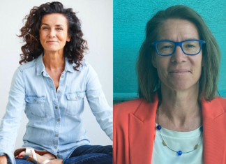 Doina Weber und Karin Lukas in Tuzla / Kulturforum Sarajewo Auf dem Bild sind links Doina Weber und recht Karin Lukas zu sehen.