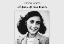 Das Tagebuch der Anne Frank / Kulturforum Madrid Das Bild zeigt Anne Frank und Informationen zur Veranstaltung.