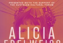 Alicia Edelweiss  in Südafrika / Kulturforum Pretoria Das Bild zeigt das Tourneeposter