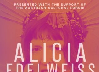 Alicia Edelweiss in Südafrika / Kulturforum Pretoria Das Bild zeigt das Tourneeposter