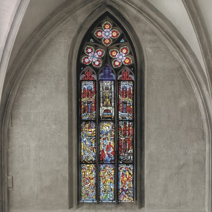 © Peter Baldinger Auf dem Bild sieht man ein gotisches Kirchenfenster aus dem Stefansdom.