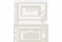 Margins of the Visible / Kulturforum Prag Das Bild zeigt das schwarz-weiße Logo der Ausstellung. Der Text „Margins of the Visible“ ist fett gedruckt und kreativ im Logo aufgeteilt. So steht „Margins“ senkrecht, zum Lesen von unten nach oben am Plakat, während „of“ (Mitte oben) und „the“ (Mitte unten) waagrecht angeordnet sind. „Visible“ ist unterdessen wieder senkrecht, zum Lesen von oben nach unten, angeordnet. Des Weiteren ist die untere Hälfte überwiegend schwarz, während die obere Hälfte überwiegend hell, d.h. weiß bzw. hellgrau ist. Offensichtlich ist zudem, dass die in den beiden Hälften verwendeten Muster (jeweils zwei ineinander verschachtelte Rechtecke, deren Seiten mit der in der jeweiligen Hälfte seltener verwendeten Farbe hervorgehoben werden) identisch sind, und nur die Farben ausgewechselt wurden. In der Mitte steht kleingedruckt die Ausstellungsdauer in den beiden Galerien.