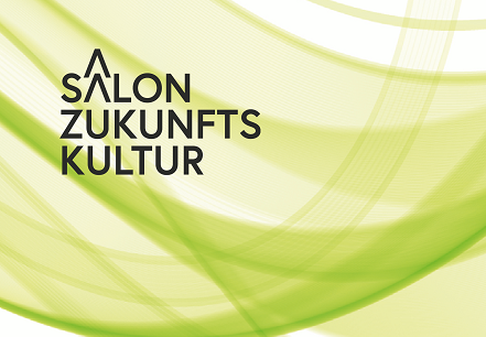 Schwarze Schrift im Hintergrund hellgrüne Art Schleier