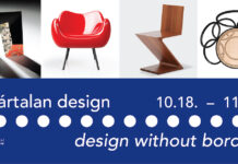 Design- und Gesamtkunstausstellung/ Kulturforum Budapest Das Bild zeigt das Plakat des Designfestivals.