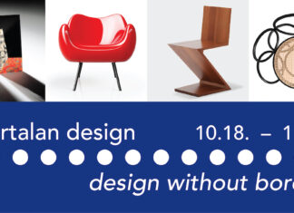 Design- und Gesamtkunstausstellung/ Kulturforum Budapest Das Bild zeigt das Plakat des Designfestivals.