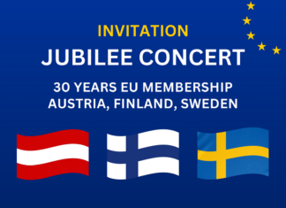 Jubiläumskonzert / Kulturforum Sofia Das Bild zeigt die Einladung zum Jubiläumskonzert