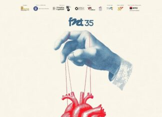 #implicAT / Kulturforum Bukarest Das Bild zeigt das Poster des Nationalen Theaterfestival #35