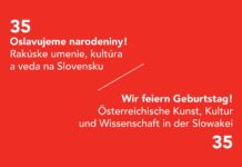 35 Jahre Österreichisches Kulturforum Bratislava / Kulturforum Bratislava Plakat zum Jubiläum „35 Jahre Österreichisches Kulturforum Bratislava“