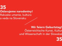 35 Jahre Österreichisches Kulturforum Bratislava / Kulturforum Bratislava Plakat zum Jubiläum „35 Jahre Österreichisches Kulturforum Bratislava“