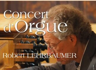 Orgelkonzert / Botschaft Tunis Das Bild zeigt Prof. Robert Lehrbaumer an der Orgel spielend.