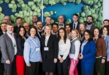 Erster österreichischer Science Diplomacy Roundtable Das Bild zeigt die Teilnehmenden am Roundtable zusammen stehend als Gruppe