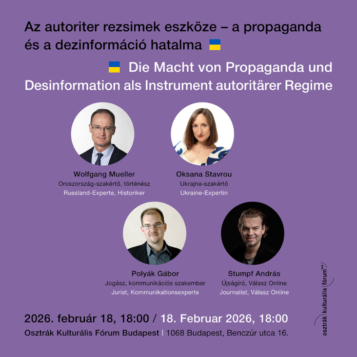 KFBudapest Das Bild zeigt das Veranstaltungsplakat