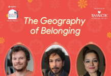 Literaturfestival / Kulturforum New Delhi Das Bild zeigt das Poster von der Lesung bei JLF 2026.