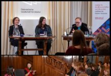 Ukraine Office Austria, Sektion V/OeAD-Kooperationsbüro Lemberg Auf dem Foto sind Halyna Kruk, Stefaniya Ptashnyk, Cornelius Hell / Iryna Tsilyk, Khrystyna Kasyanova