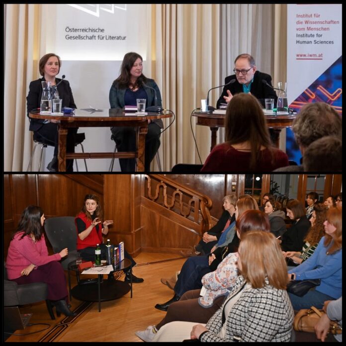 Auf dem Foto sind Halyna Kruk, Stefaniya Ptashnyk, Cornelius Hell / Iryna Tsilyk, Khrystyna Kasyanova