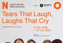 Tears That Laugh, Laughs That Cry / Kulturforum Bukarest Das Bild zeigt das Plakat der Veranstaltung.