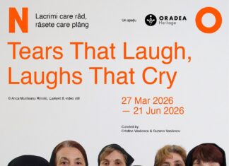 Tears That Laugh, Laughs That Cry / Kulturforum Bukarest Das Bild zeigt das Plakat der Veranstaltung.