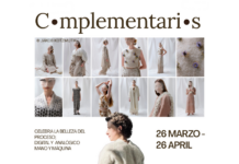 „Soil to Soil“ / Kulturforum Madrid Das Bild zeigt mehrere Miniaturaufnahmen mit weiblichen Models, die verschiedene Stoffe tragen und deren Gesicht zum Teil mit Stoff bedeckt ist.