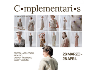 „Soil to Soil“ / Kulturforum Madrid Das Bild zeigt mehrere Miniaturaufnahmen mit weiblichen Models, die verschiedene Stoffe tragen und deren Gesicht zum Teil mit Stoff bedeckt ist.