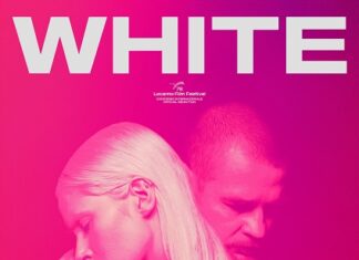 White Snail / Kulturforum Prag Das Bild zeigt ein pinkes Poster zum Film White Snail.