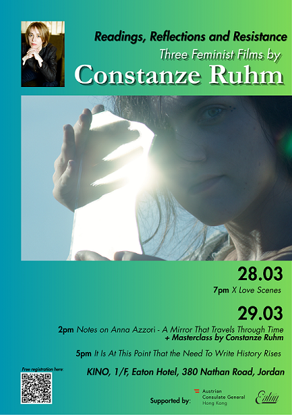 Man sieht das Plakat der Veranstaltung