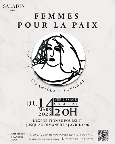 Bild: © Titanilla Eisenhart Das Bild zeigt einen abstrakten Frauenkopf in einem Kreis.