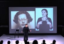 Artists Solidarity Program Europe / Digitale Plattform Im Bild sieht man die Uraufführung von „Connection“ am Wiener Schauspielhaus am 11. November 2024. Das Stück ist einer der belarussischen Oppositonsführerinnen gewidmet.