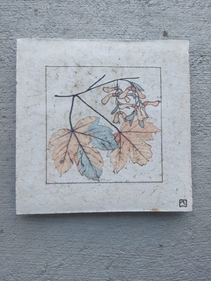 Abgebildet ist eine künstlerische Arbeit von Künstlerin Nikola Jakadovsky: Floating Points