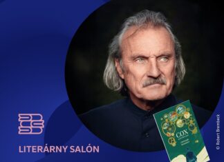 Christoph Ransmayr: Cox oder Der Lauf der Zeit / Kulturforum Bratislava Plakat zur Diskussion mit Christoph Ransmayr