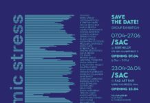 Rhythmic Stress / Kulturforum Bukarest Das Bild zeigt das Plakat der Ausstellung