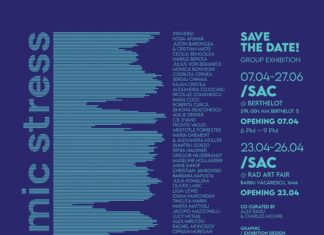 Rhythmic Stress / Kulturforum Bukarest Das Bild zeigt das Plakat der Ausstellung