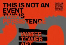 WATER TOWER ART FEST 2026 / Kulturforum Sofia Das Bild zeigt das Plakat zum WATER TOWER ART FEST 2026