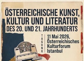 Kultursymposium/ Kulturforum Istanbul Plakat des Symposiums