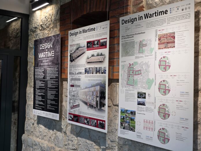 Ausstellungsplakate von „Design in Wartime