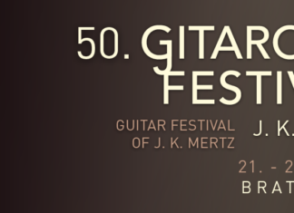 Konzert „Carlo Domeniconi“ / Kulturforum Bratislava Plakat des J. K. Mertz-Gitarrenfestivals
