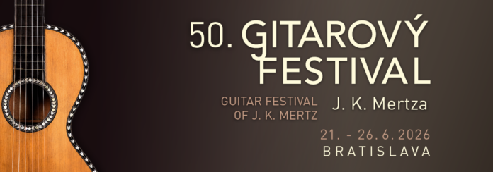 Plakat des J. K. Mertz-Gitarrenfestivals