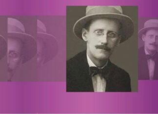 James Joyce & Austria / Kulturforum Warschau Ankündigungsplakat des James Joyce Symposiums durch das Kulturforum Warschau.