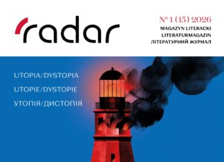 RADAR / Kulturforum Warschau / Ukraine Office Austria Titelseite der Sonderausgabe der Literaturzeitschrift RADAR
