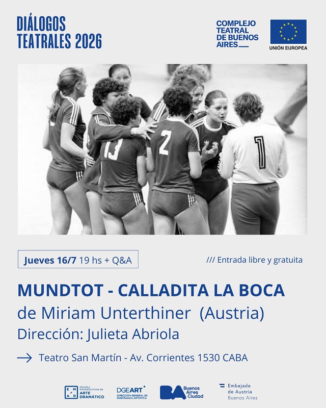 Bild: EU Delegation Argentinien Festivalflyer zum Theaterstück „mundtot.