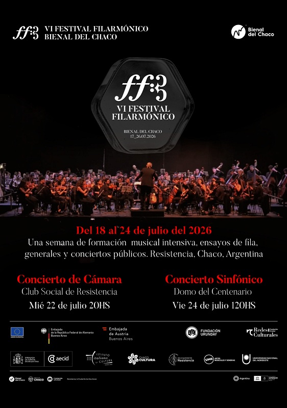 Bild: Fundación Pradier Festivalflyer mit den Eckdaten der Veranstaltung