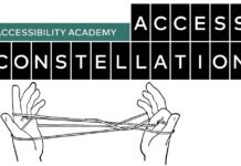 Accessibility Academy / Kulturforum Bukarest Das Bild zeigt das Plakat der Veranstaltung.