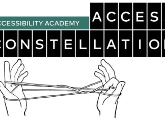 Accessibility Academy / Kulturforum Bukarest Das Bild zeigt das Plakat der Veranstaltung.