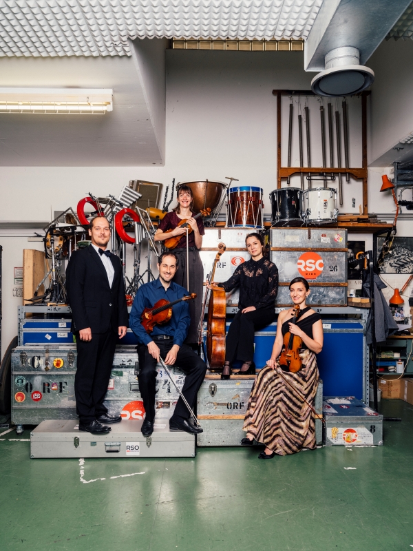 Das Bild zeigt Mitglieder des ORF Radio-Symphonieorchesters Wien.