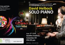 Klavierkonzert / Kulturforum New Delhi Das Bild zeigt die Einladung zum Konzert in Colombo.