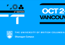 SCI_ART BC 2026 / Kulturforum Ottawa Das Bild zeigt das Logo sowie die Daten der 4. Edition von SCI_ART sowie die Logos der Organisatoren.