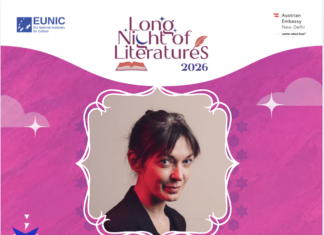 Long Night of LiteratureS / Kulturforum New Delhi Das Bild zeigt das Festivalplakat mit den teilnehmenden Autorinnen und Autoren.
