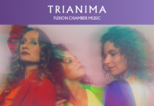 Konzert: Trio TRIANIMA / Kulturforum Sofia Das Bild zeigt die drei Musikerinnen des Trios TRIANIMA: Johanna Gossner, Marilies Guschlbauer und Isabel Goller.
