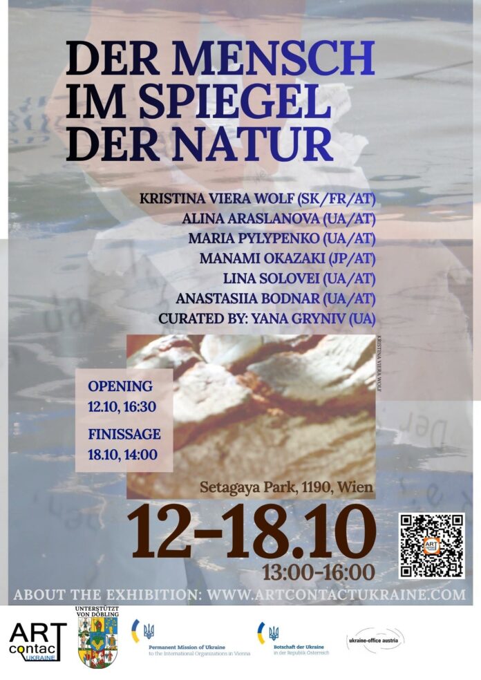 Das Bild zeigt das Plakat zur Ausstellung „Der Mensch im Spiegel der Natur“.